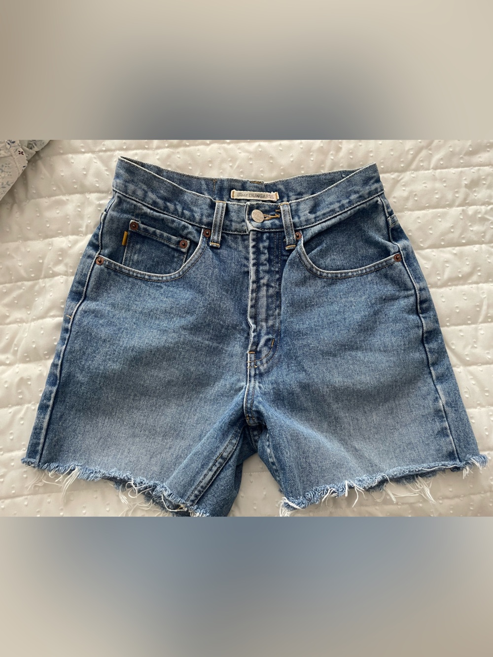 Asphalt Blue Denim Shorts
